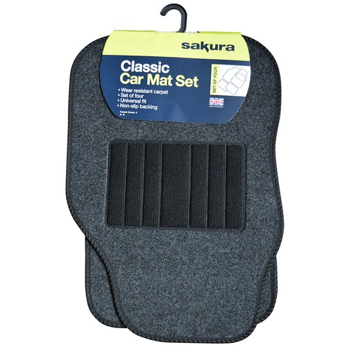 Carpet grey black car - &,